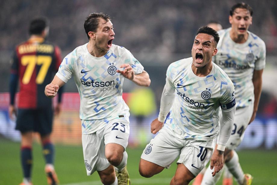 意甲-劳塔罗传射建功比塞克赛季首球 国米2-1热那亚